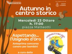 “Aspettando…l’Usignolo d’Oro”, il concorso canoro per bambini arriva in centro a Modena