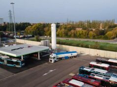 Inaugurata a Bologna la nuova stazione di rifornimento di metano liquido, bioLNG e metano compresso per i bus TPER
