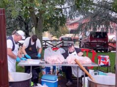 Oltre 2,5 quintali di ciccioli venduti e altrettanti di castagne