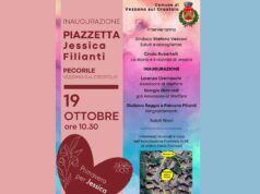 Sabato a Pecorile piazzetta intitolata a Jessica Filianti