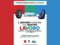 Sciopero nazionale lavoratori della filiera non metalmeccanica dell’automotive venerdì 25 ottobre