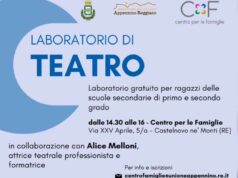 Corso gratuito di teatro per ragazzi proposto dal Centro per le Famiglie dell’Unione Appennino