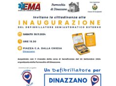 Sabato, in piazza a Dinazzano, inaugurazione del Defibrillatore Semiautomatico Esterno