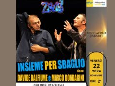 Venerdì, al Teatro del Centro Polisportiva Modena Est, spettacolo del duo comico Dondarini-Dalfiume