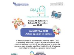 Modena, gli artisti speciali di “Insieme a noi” sabato 16 novembre in piazza XX Settembre