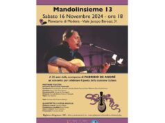 Mutinae Plectri dedica il suo evento “Mandolinsieme” a Fabrizio De André