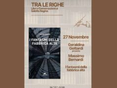 Rassegna Tra le righe: a Sassuolo Massimo Bernardi con “I fantasmi della fabbrica alta”