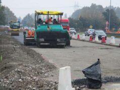 Modena-Nonantola, lavori alla rotatoria Rabin