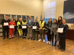 Premiati dal sindaco di Novellara le forze in campo contro l’emergenza idrica