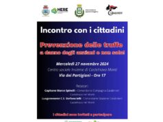 Un nuovo incontro di prevenzione delle truffe agli anziani e non solo con i carabinieri, il 27 novembre al Centro sociale di Castelnovo