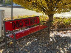 #Onebillionrising, si inaugura una panchina rossa presso il Parco Europa a Vignola