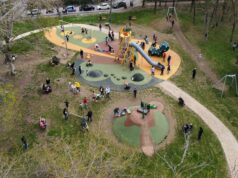 Una nuova pavimentazione per il parco di Villa Gandini a Formigine