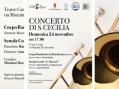 Concerto di Santa Cecilia domenica al Carani di Sassuolo