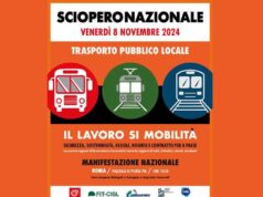 Sciopero nazionale di 24 ore del trasporto pubblico locale venerdì 8 novembre