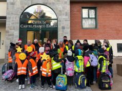 Castelfranco: i numeri del Piedibus 90 bambini, 35 volontari e tre linee tra Città e Piumazzo.