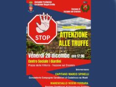 Venerdì a Vezzano sul Crostolo l’incontro pubblico “Attenzione alle truffe”