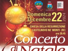 Domenica 22 dicembre, a Castelnovo, grande Concerto di Natale con diverse realtà musicali