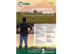 Ambiente: martedì 3 dicembre a Bologna il convegno sul ruolo strategico dei Consorzi di Bonifica