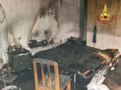 Incendio in appartamento a Casalfiumanese