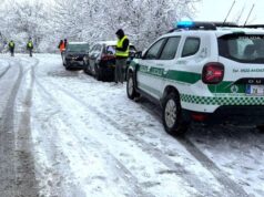 Nevica in sull’Appennino reggiano, senza particolari disagi