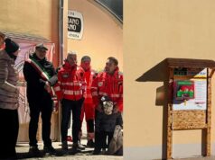 Croce Verde di Castelnovo Monti e Vetto ha inaugurato una nuova colonnina salvavita