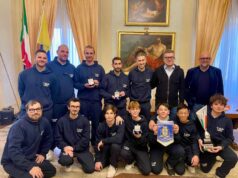 I campioni modenesi di Paintball ricevuti in Municipio
