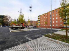 Tram, aperto un nuovo parcheggio alberato da 86 posti auto in via Savonarola a Borgo Panigale