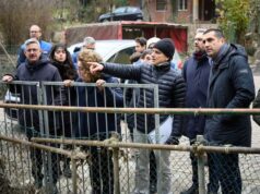 Ricostruzione post alluvione: sopralluogo del presidente della Regione de Pascale e del sindaco Lepore al Ravone