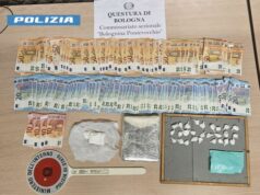 Bologna, arrestato un cittadino albanese trovato con circa 800 gr di cocaina e oltre 4.000€ in contanti