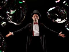 Sabato all’Auditorium di Maranello un concerto per bolle di sapone