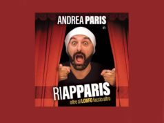 Andrea Paris andrà in scena al Teatro Dehon di Bologna con “Riapparis”