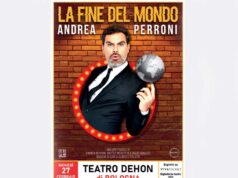 Andrea Perroni, torna in scena con “La Fine del Mondo” dal Teatro Dehon di Bologna