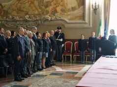 Cerimonia di consegna delle medaglie di commiato al personale della Polizia di Stato di Bologna
