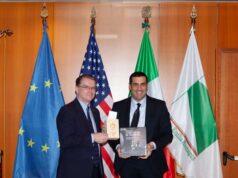 Il presidente della Regione de Pascale riceve Shawn Crowley, incaricato d’affari dell’Ambasciata degli Stati Uniti a Roma