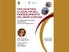 “Fra giustizia e legalità nel perseguimento del bene comune”: domani l’incontro con Don Luigi Ciotti presso la Questura di Reggio Emilia
