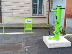 Installate dal Gal Appennino bolognese otto piazzole attrezzate per l’assistenza ai cicloturisti nelle stazioni della antica ferrovia transappenninica Porrettana