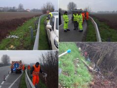 Rifiuti abbandonati, intervento interforze sulla Statale 12 a Mirandola