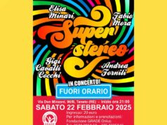 Concerto della band Super Stereo il 22 febbraio al Fuori Orario a sostegno del Grade