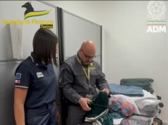 Sequestrati all’aeroporto Pertini di Torino 16 kg di cocaina
