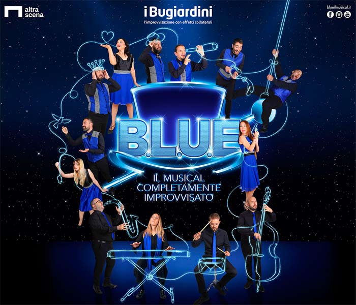 “B.L.U.E. – il musical completamente improvvisato” giovedì al Dehon di Bologna