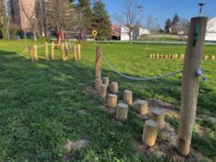 Nuovi giochi eco sostenibili al parco della Pace di San Lazzaro di Savena