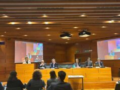 Casalgrande, il vicesindaco Amarossi ieri alla riunione della Commissione Regionale bilancio