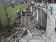 Fanano, lavori al ponte fosse delle chiuse sulla SP4