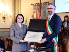 Bologna, cittadinanza onoraria all’attivista bielorussa Sviatlana Tsikhanouskaya