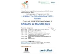 Incontro sul Parkinson a Castelnovo Monti il 22 marzo