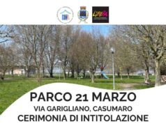 Casumaro: l’area verde di via Garigliano si chiamerà “Parco 21 Marzo”