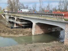 Novi di Modena, lavori al ponte Cavo Lama sulla SP8