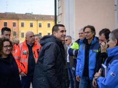 Sopralluogo del presidente de Pascale, della sottosegretaria Rontini e dell’assessore Mammi nel territorio reggiano allagato a ottobre