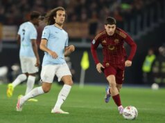 Lazio-Roma 1-1, Soulè risponde a Romagnoli