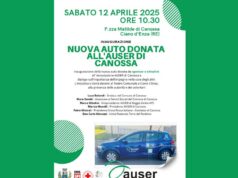 Auser Canossa inaugura una nuova autovettura